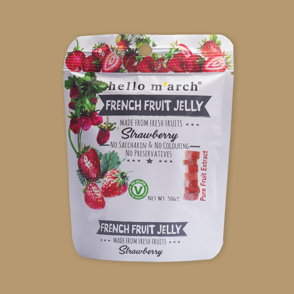 French Fruit Jelly Strawberry (50g) Hello M'arch