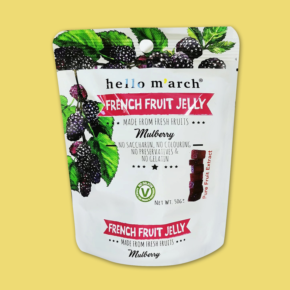 French Fruit Jelly Mulberry (50g) Hello M'arch