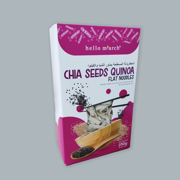 Chia Seeds Quinoa Flat Noodles Hello M'arch