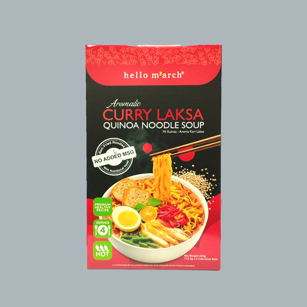 Aromatic Curry Laksa Quinoa Noodle Soup Hello M'arch